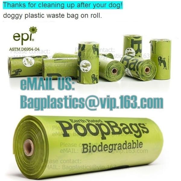 Pet Dog Waste bags Poop Pooper Scoopers for Bags on Board biodegradable 5 Color