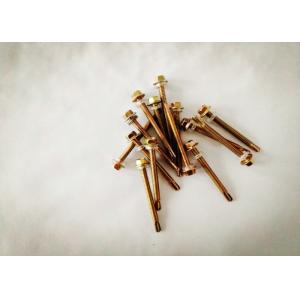 Self Tapping Hex Head Metal Screws , Galvanized Self Tapping Screws Metal