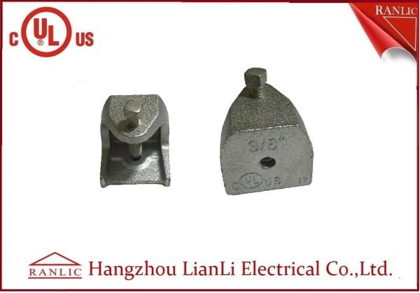 Quality 3/8" 1/2" Malleable Iron Beam Clamp WIth Square Head Screw / NPT Thread Rod Threads wholesale