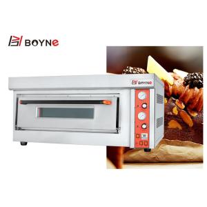 Gas Pizza Deck Oven One Layer 220v For Bread Baking with Stone
