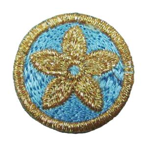 Twill Iron Custom Embroidered Patch Merrow Border Gift Souvenir
