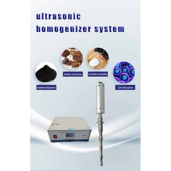 Ultrasonic Homogenizer Mixing Machine Automatic with Screw Motor Milk Cosmetics Lotion Cream