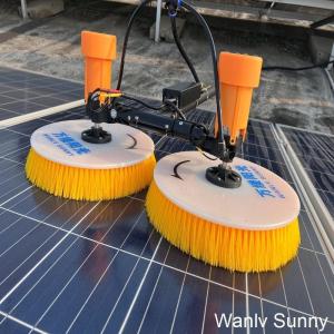 24 Hours Online Service Semi-Automatic Solar Panel Cleaning Robot with Double