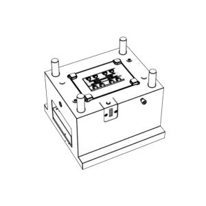 OEM / ODM : Plastic Injection Molds / Earphone left battery bracket (1*8) / hot