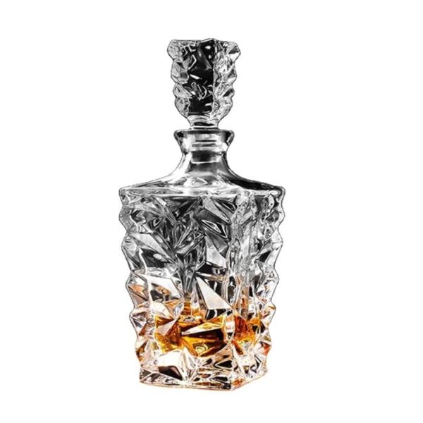 Quality Custom Logo Glass Decanter Stopper for Beverage XO Glass Bottle Drinking Bottle wholesale