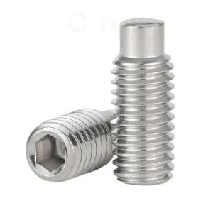 SS304 Hex Socket Set Screw M3 - M10 Hexagon Socket Lock Grub Screw With Dog