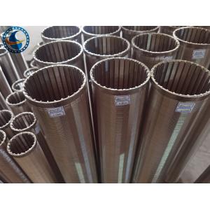 Sus Polished Wedge Wire Screen Pipe To Liquid Solids Separation