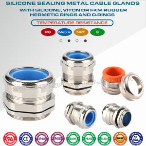 China Ozone & Temperature Resistant 304, 316, 316L Stainless Steel M20 Cable Gland IP68 with Silicone Seals on sale