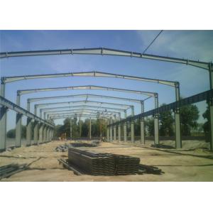 Light Steel Frame Building , Grey Steel Frame Workshop Up To 50 Years Lifetime