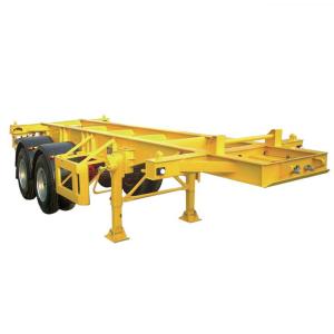 45ft 40ft 2 or 3 Axles Terminal Container Trailer Chassis for Port Yellow and