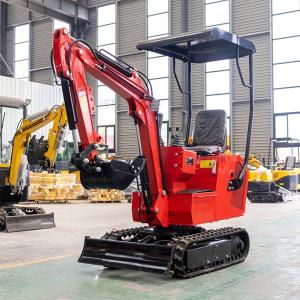 800mm Tail Turning Radius 1.8 T Excavator ISO9001 Powerful Mini Excavator