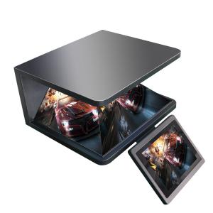 Android 3D Holographic Projection Screen , 19 Inch Hologram Pyramid Display