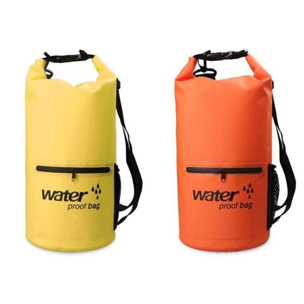 promotion 10L,20L,30L PVC tarpaulin ocean pack floating dry bags with shoulder strap front pocket, Swimming Floating Wat
