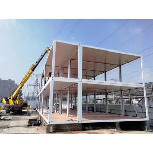 Expandable Two Story Container House , Dream Modular Homes With Security Window