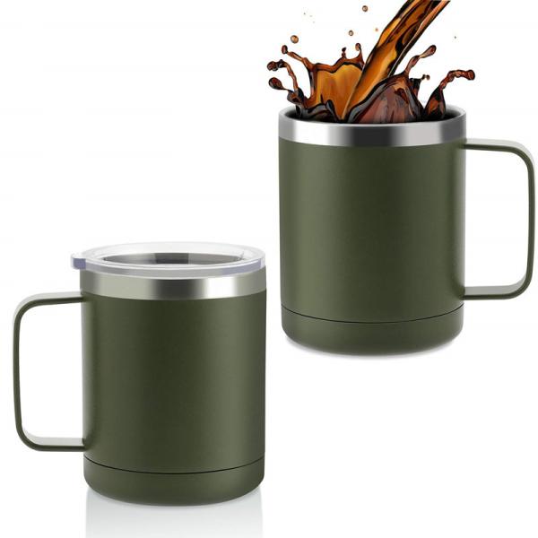 Quality 12oz Stainless Steel Insulated Coffee Mug With Handle Double Wall wholesale