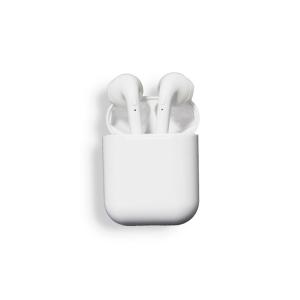 China White I18 Mini Wireless Bluetooth EarbudsHIFI Sound Smooth Feel ABS Material on sale