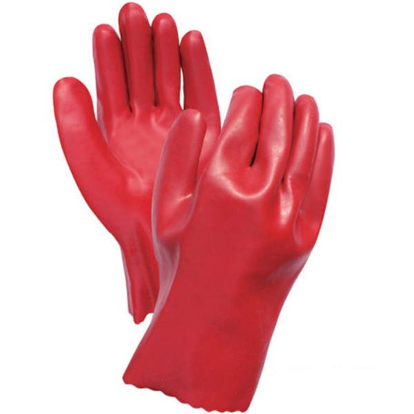 Quality PVC Glove, Interlock full coated PVC glove, Short Cuff wholesale