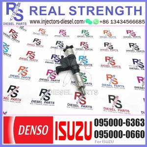 Diesel Common Rail Fuel Injector Assy 095000-6363 095000-6366 for ISUZU 6HK1