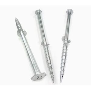 Helical Screw Piles for Foundation Solar Support Spiral Galvanized