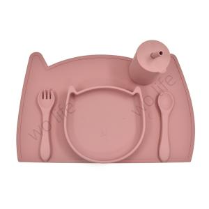 CE CPC Multicolor Silicone Dinner Plate Set BPA Free