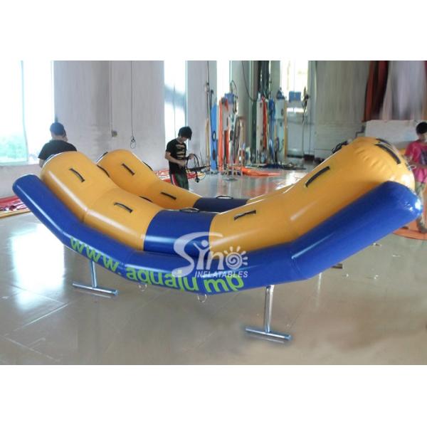 Quality 4 persons inflatable seesaw water toys for kids and adults water park adventure wholesale