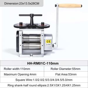 Steel Rolling Mills Machines Manual Hand Crank Tableting 110/130mm