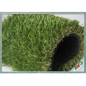 Residential Area Garden Faux Artificial Grass Monofil PE + Curly PPE Material