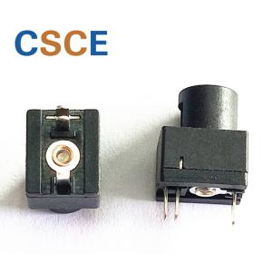 PAA UL94V-0 DC Power Jack Connector Balck Plastic Height 10.5mm