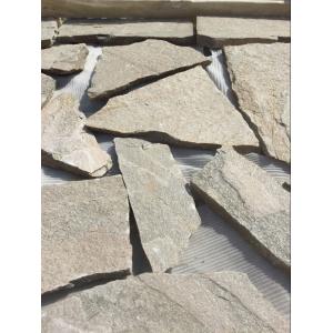 Pink Quartzite Random Flagstone Irregular Flagstone Wall Cladding Crazy Stone
