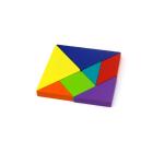 Magnet Wooden Puzzle Tangram Game Sorting Stacking Travel Tangram Puzzles For