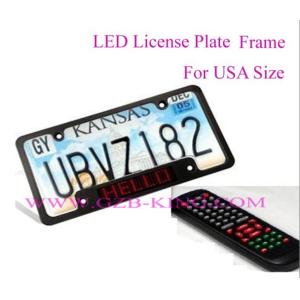 LED License Plate Frame for USA Size