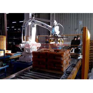 Cheap High Strength Automatic Stacking Machine , Fast Packing Robotic Bag Palletizer for sale