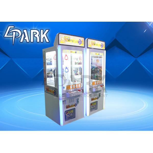 Amusement mini golden key crane machine coin pusher joystick control doll drop