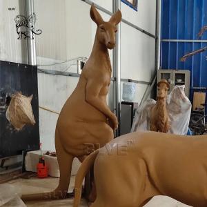 Bronze Kangaroo Sculptures Garden Casting Metal Animal Garden Statue Molds Life