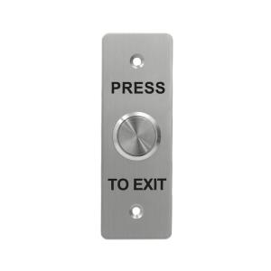 Stainless steel Push To Release Button Customised Sign Super Contact Area