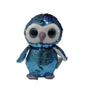 Hot Selling Voice Recording & Repeating Plush Flip Sequin Penguin Toy