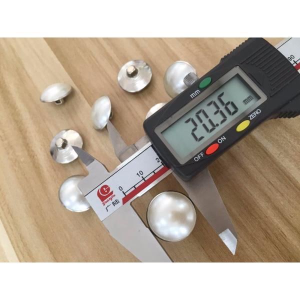 wholesale 40L 44L crystal rhinestone 25MM acrylic diamond button with metal back