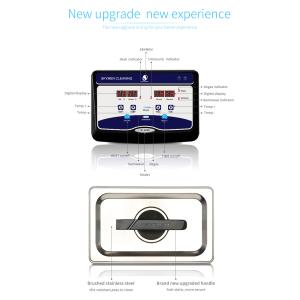 Lab Benchtop Ultrasonic Cleaner With Half Ultrasonic Wave and Degas Function
