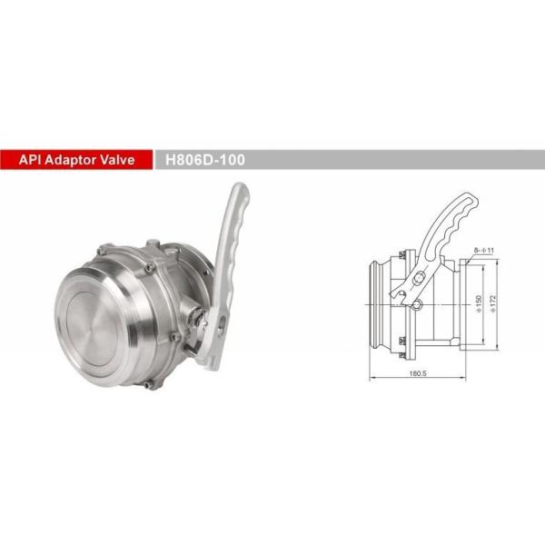 Stainless Steel API Adaptor Valve for Tanks Geth806D-100