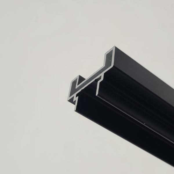 High Glossy 6063 T8 Aluminum Extruded Profile Wood Grain Surface