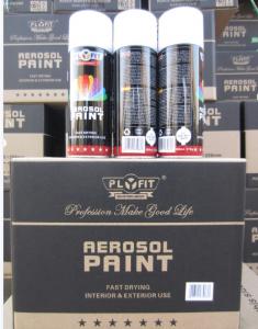 Cheap MSDS Acrylic Spray Paint Semi Matt White Aerosol Spray Paint For Wood Plastic for sale