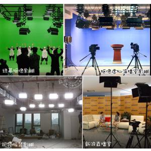 6 Lights LED Video Light Kit , Continuous Lighting For Video M18 HMI Light Head