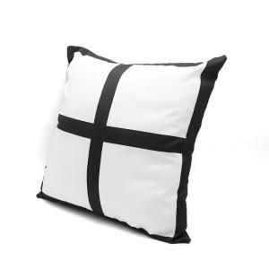 Personalized DIY Blank Polyester 4 Panel Sublimation Pillow Case 16 Inch Blank