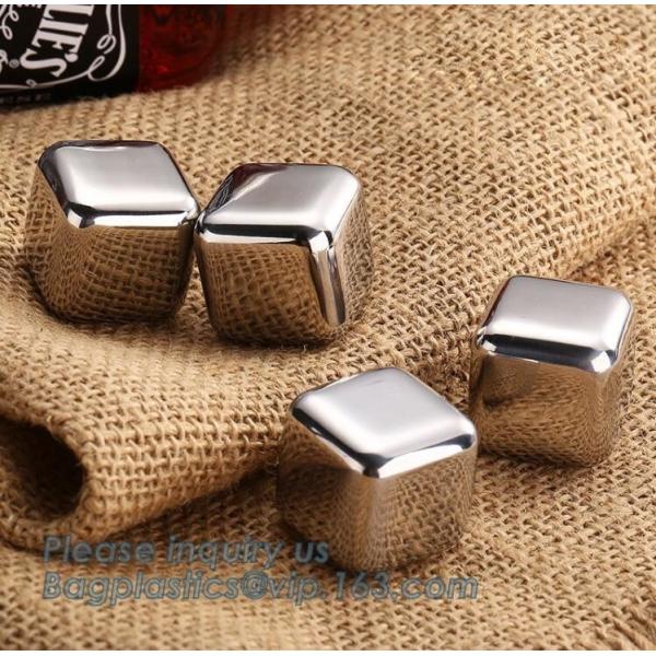 best chilling ice cubes for whiskey stainless steel whiskey stones with FDA,
