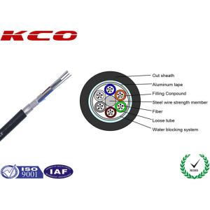 Moisture Resistant Fiber Optik Cable , Multimode Fiber Cable Aluminum Tape Layer
