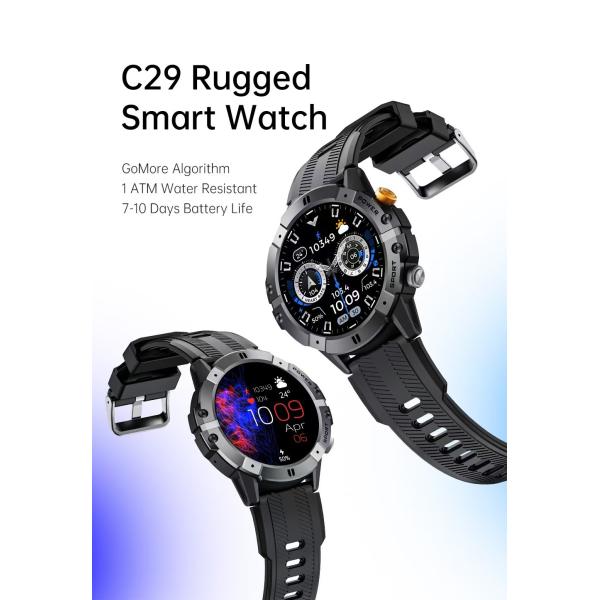 1.52 inch SmartWatch C29 Smart Watch With Blood Oxygen Pressure Heart Rate Monitor