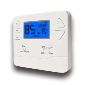 Riseem 24V Heat Pump Digital Room Thermostat With Push Buttons Energy Efficiency