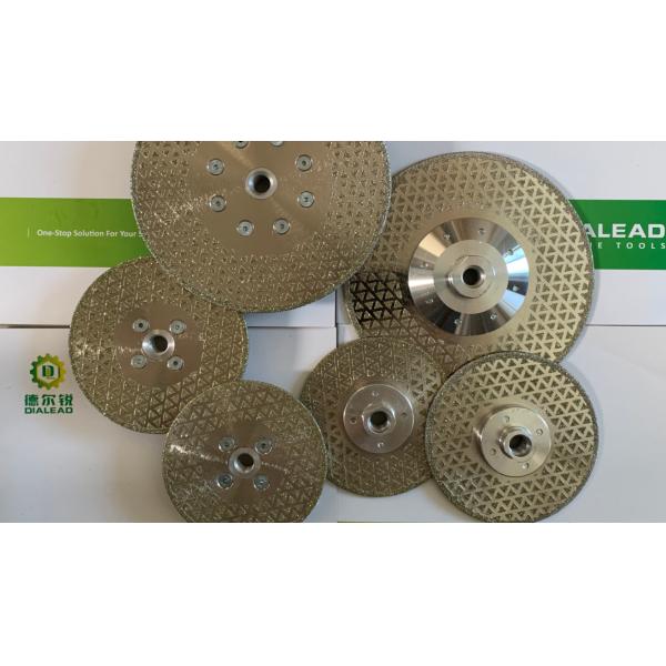 M14 Double Sided Electroplated Diamond Disc For Marble Granite Grinding And Cutting