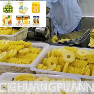 Cheap Customized SS304 Canned Sliced Pineapple Production Line Capacity 0.5-15T/H for sale
