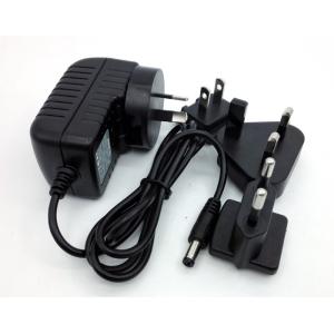 Interchangeable ac plug 12V 2A 1A 5V 2A 12v 5a power adapter with USA/Australia